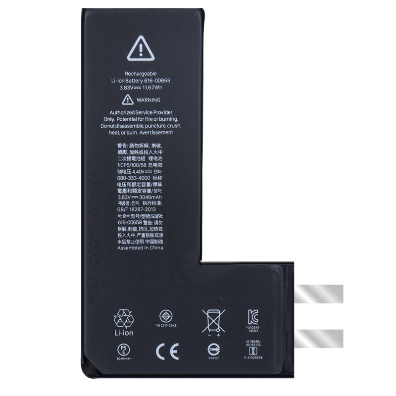 Mobile Phone Battery for iPhone 11 Pro 3046mAh Factory Wholesales Cell Phone Battery