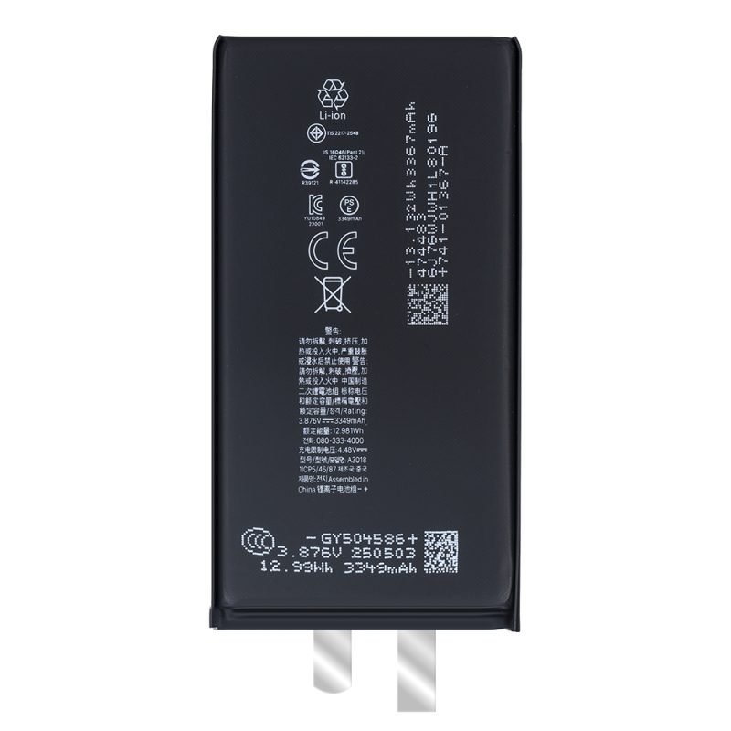 Mobile Phone Battery for iPhone 15 3349mAh Factory Wholesales Cell Phone Battery