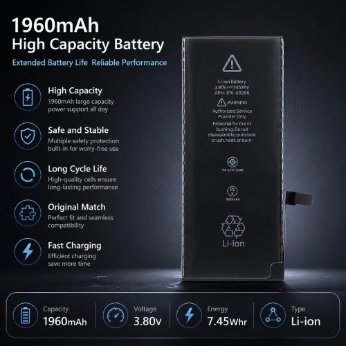 Mobile Phone Battery for iPhone 7G 1960mAh Factory Wholesales Cell Phone Battery