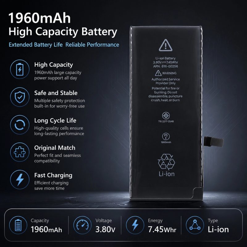 Mobile Phone Battery for iPhone 7G 1960mAh Factory Wholesales Cell Phone Battery